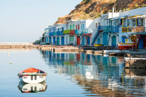 Pueblo de Klima en Milos