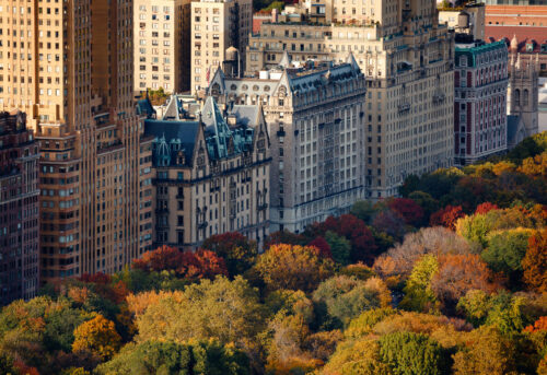 Alrededores de Central Park en Nueva York