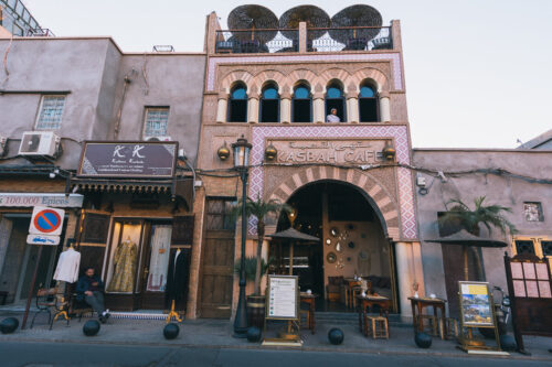 En el barrio de la Kasbah de Marrakech