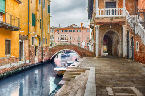 En el barrio de San Polo de Venecia