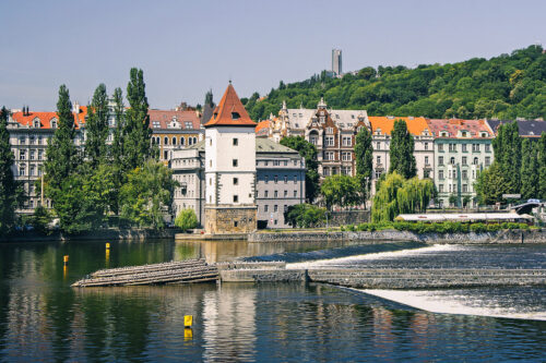 Barrio de Smichov en Praga