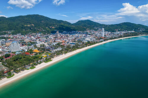 Centro turístico de Patong, en Phuket