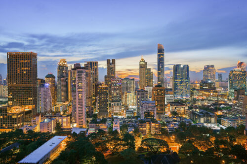 Barrio de Sukhumvit en Bangkok