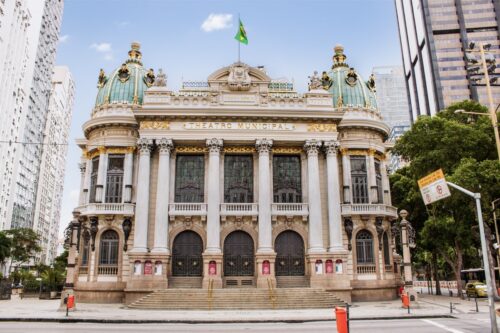 Vista del teatro Centro, Río