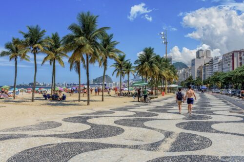 Vista de Copacabana en Río