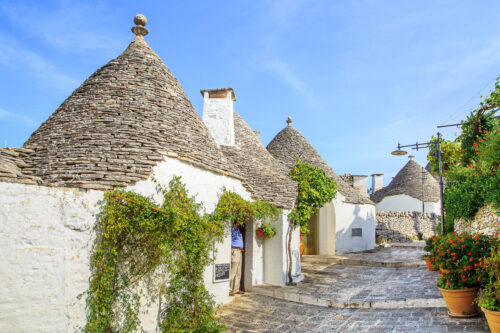 Maisons Trulli dans les Pouilles