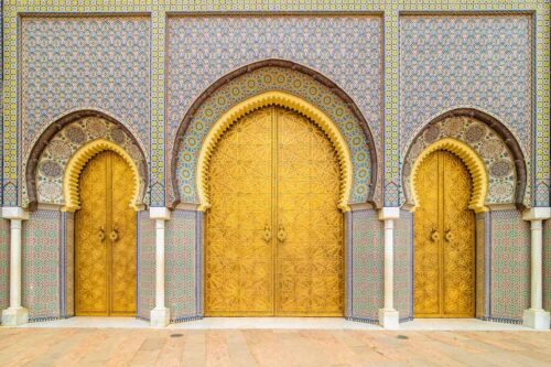 El Palacio Real en el barrio de Fez el Jdid