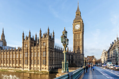 Big Ben en Westminster, Londres