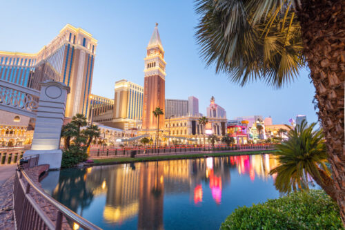 Hotel Venetian en el Strip de Las Vegas