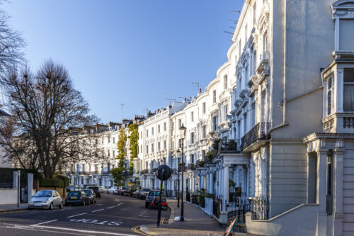 En Kensington, Londres