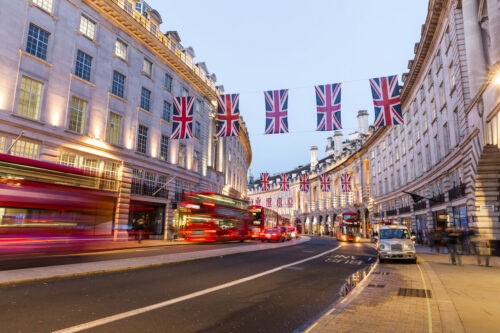 Regent Street, en el barrio londinense del Soho