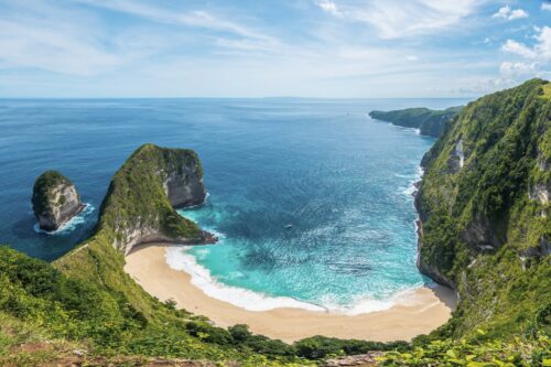 Playa de Kelingking en Nusa Penida